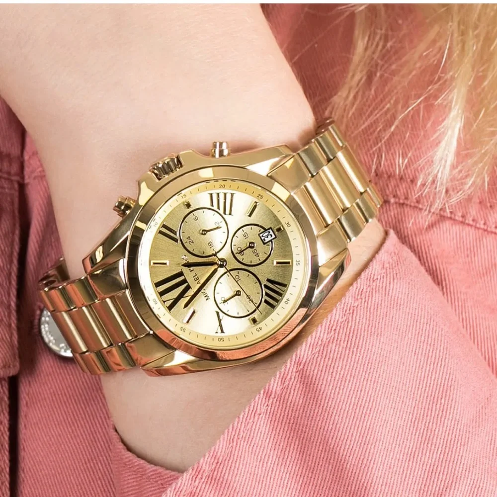 Michael Kors Gold Chronograph Women's Watch